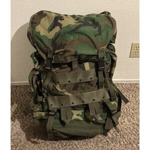 Vtg Lowe Alpine Vector Pack Systems Woodland Camo Rucksack Special Forces